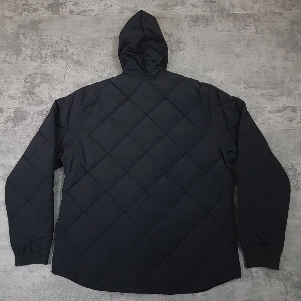 HARLEY DAVIDSON Motorcycle Forever Harley Quilted Hooded Jacket Mens Size LARGE‎